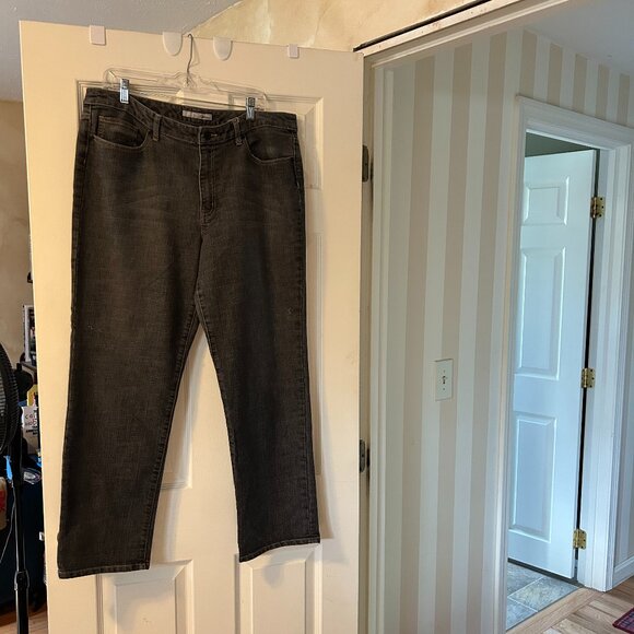 Chicos Platinum Grey Jeans, Size 3 (16-ish) - Picture 2 of 5